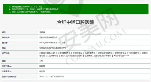合肥中诺口腔医院正规吗？
