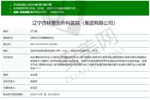 沈阳杏林整形外科医院正规吗？