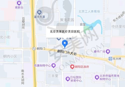 北京美莱医疗美容医院地址电话